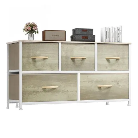 BOXED 5 DRAWER 100CM W CHEST OF DRAWERS