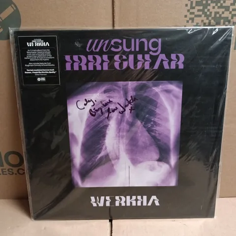 WERKHA UNSUNG IRREGULAR SIGNED VINYL 