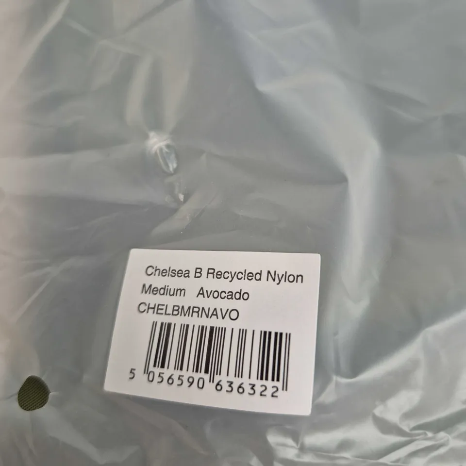  ROKA LONDON CHELSEA B RECYCLED NYLON BAG – MEDIUM – AVOCADO