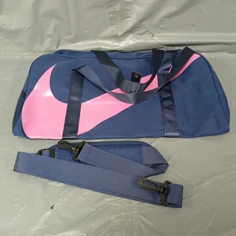 NIKE JUST DO IT PINK TICK SMALL DUFFELBAG