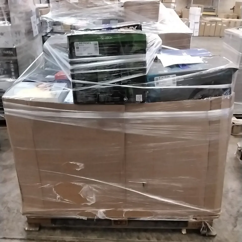 PALLET OF APPROXIMATELY 113 UNPROCESSED RAW RETURN HIGH VALUE ELECTRICAL GOODS TO INCLUDE;