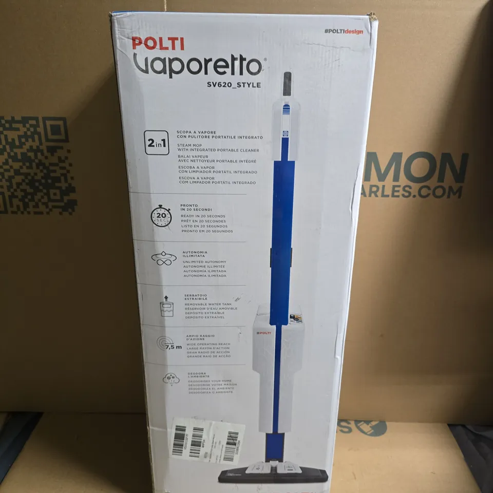BOXED POLTI VAPORETTO SV620 STEAM MOP