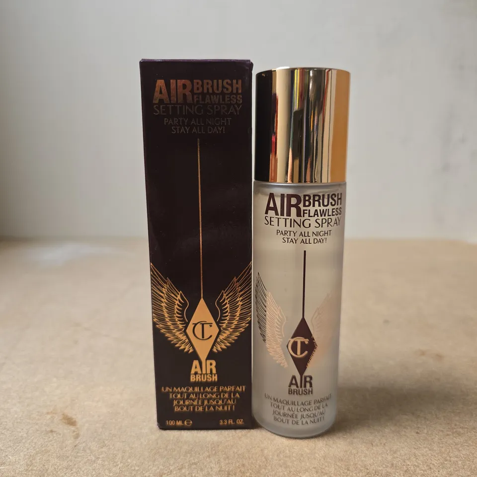 BOXED CHARLOTTE TILBURY AIR BRUSH FLAWLESS SETTING SPRAY (100ML)