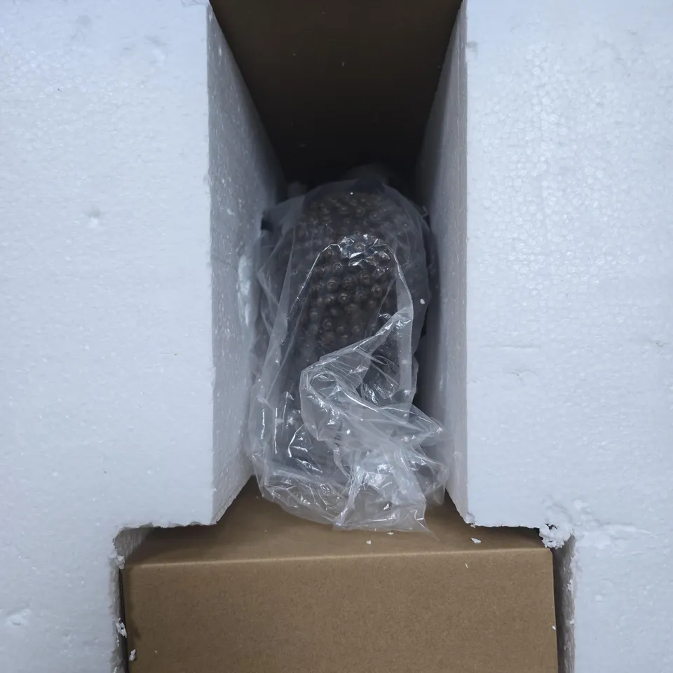 BOXED BLISS & BEYOND SOLAR LED LIGHT BUDDHA FOUNTAIN