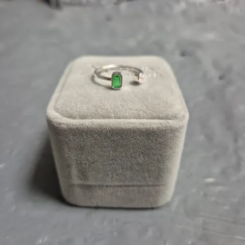 SAY IT WITH BIRTHSTONE RING - SILVER