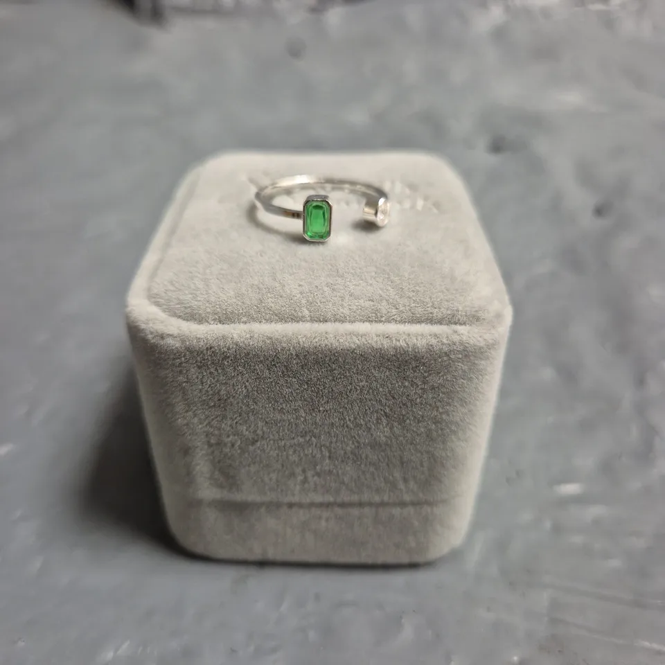 SAY IT WITH BIRTHSTONE RING - SILVER