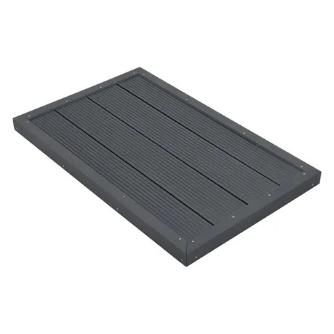 BOXED BAKR 101 X 63 PLASTIC STANDARD SHOWER TRAY - BLACK 