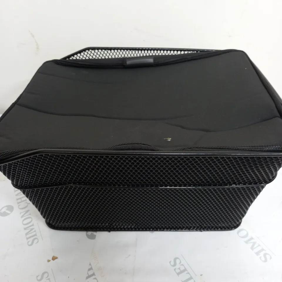 SHOWER STORAGE BASKET IN BLACK