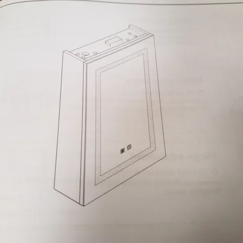 BOXED MEPPLZIAN LED BATHROOM MIRROR CABINET