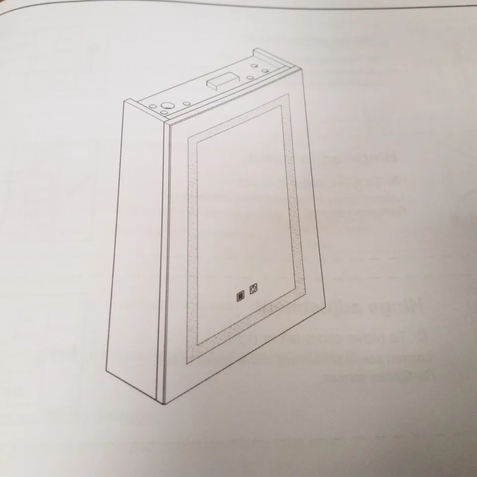 BOXED MEPPLZIAN LED BATHROOM MIRROR CABINET
