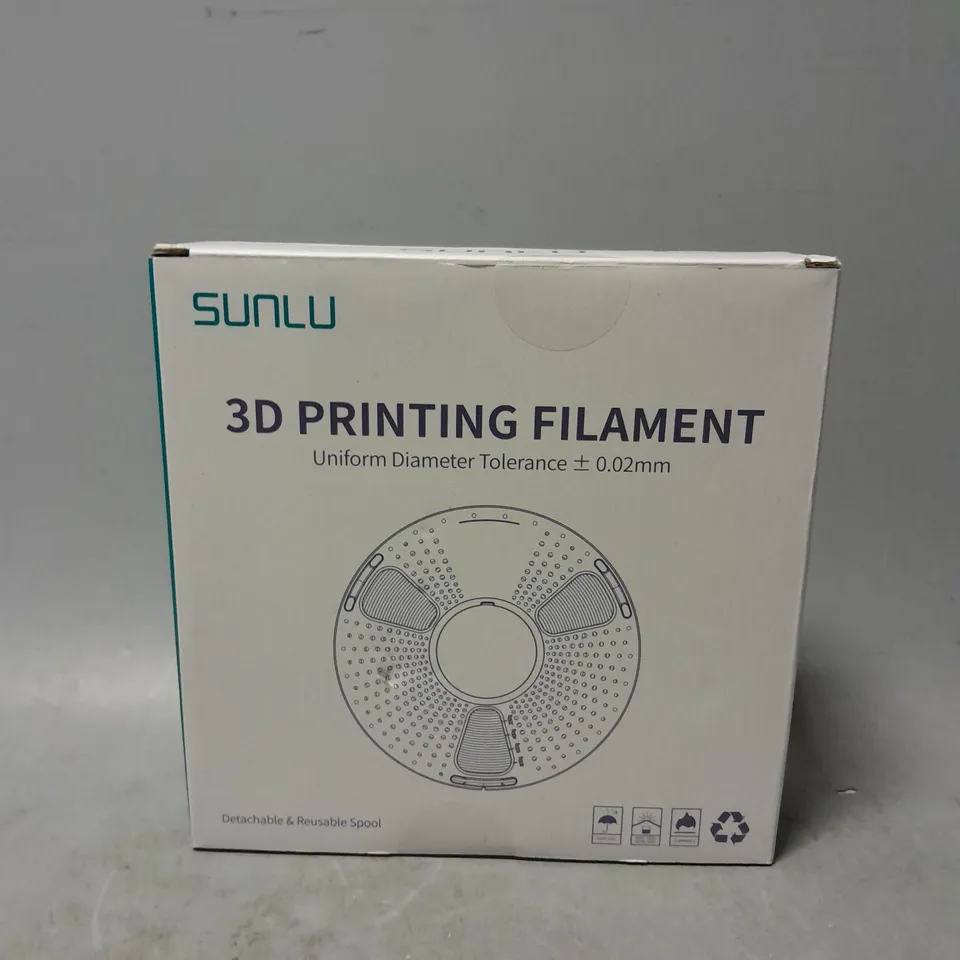 SEALED SUNLU 3D PRINTING FILAMENT DIAMETER TOLERANCE +0.02MM