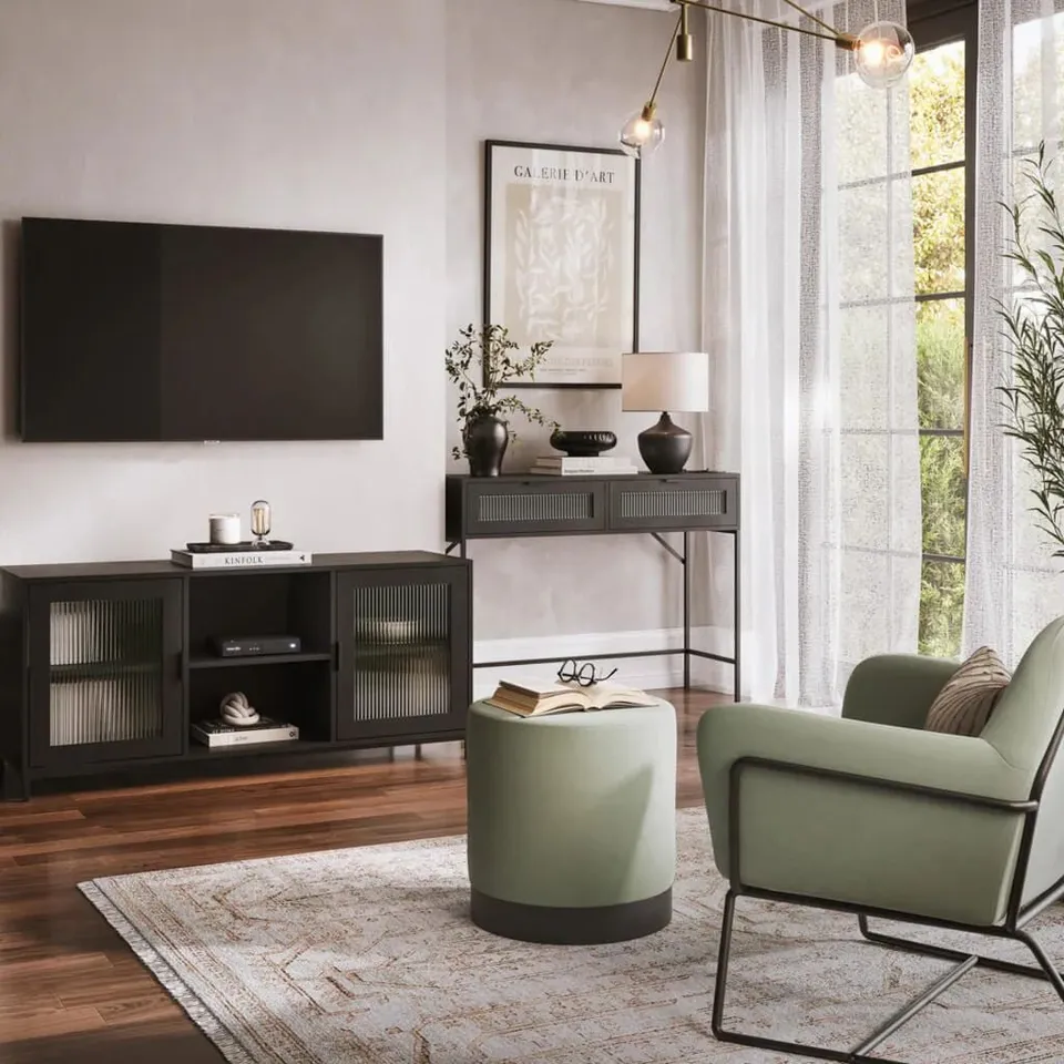 BOXED MADDOX BLACK MEDIA UNIT