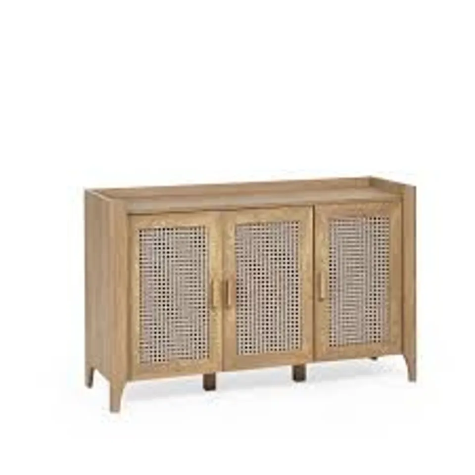 BOXED JULIAN BOWEN SYDNEY 3 DOOR SIDEBOARD - OAK (1 BOX)