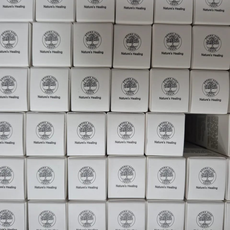 BOX OF APPROXIMATELY 50 NATURE'S HEALING ESSENTIAL OIL - (10ML)