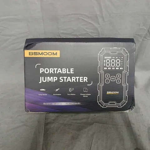 BOXED BSMOOM PORTABLE JUMP STARTER – CAR BATTERY BOOSTER
