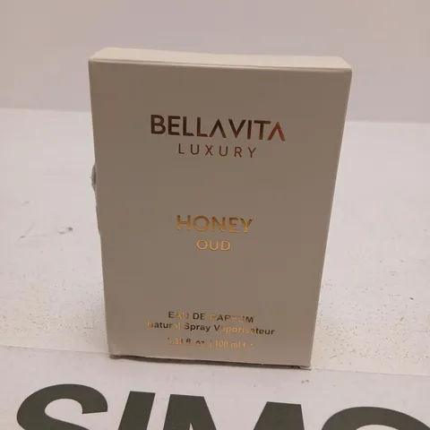 BOXED AND SEALED BELLAVITA LUXURY HONEY OUD EAU DE PARFUM 100ML
