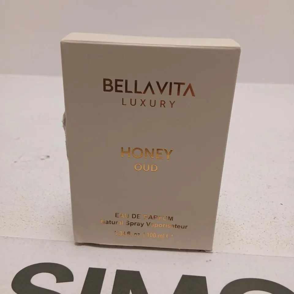 BOXED AND SEALED BELLAVITA LUXURY HONEY OUD EAU DE PARFUM 100ML