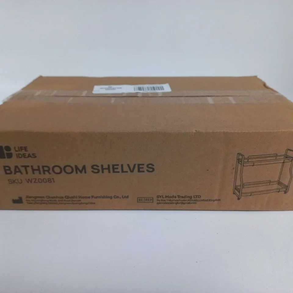 BOXED LIFE IDEAS BATHROOM SHELVES