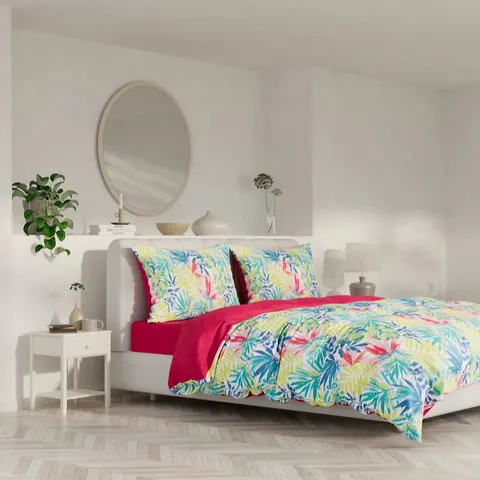 OUTLET SUPERSOFT BY COZEE HOME NATURE INFUSION 4 PIECE DUVET SET