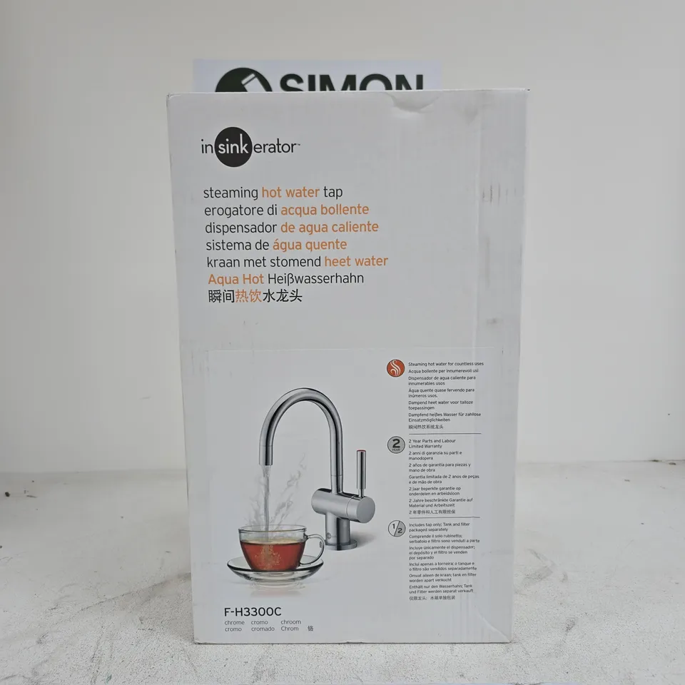 INSINKERATOR STEAMING HOT WATER TAP BOXED F-H3300C
