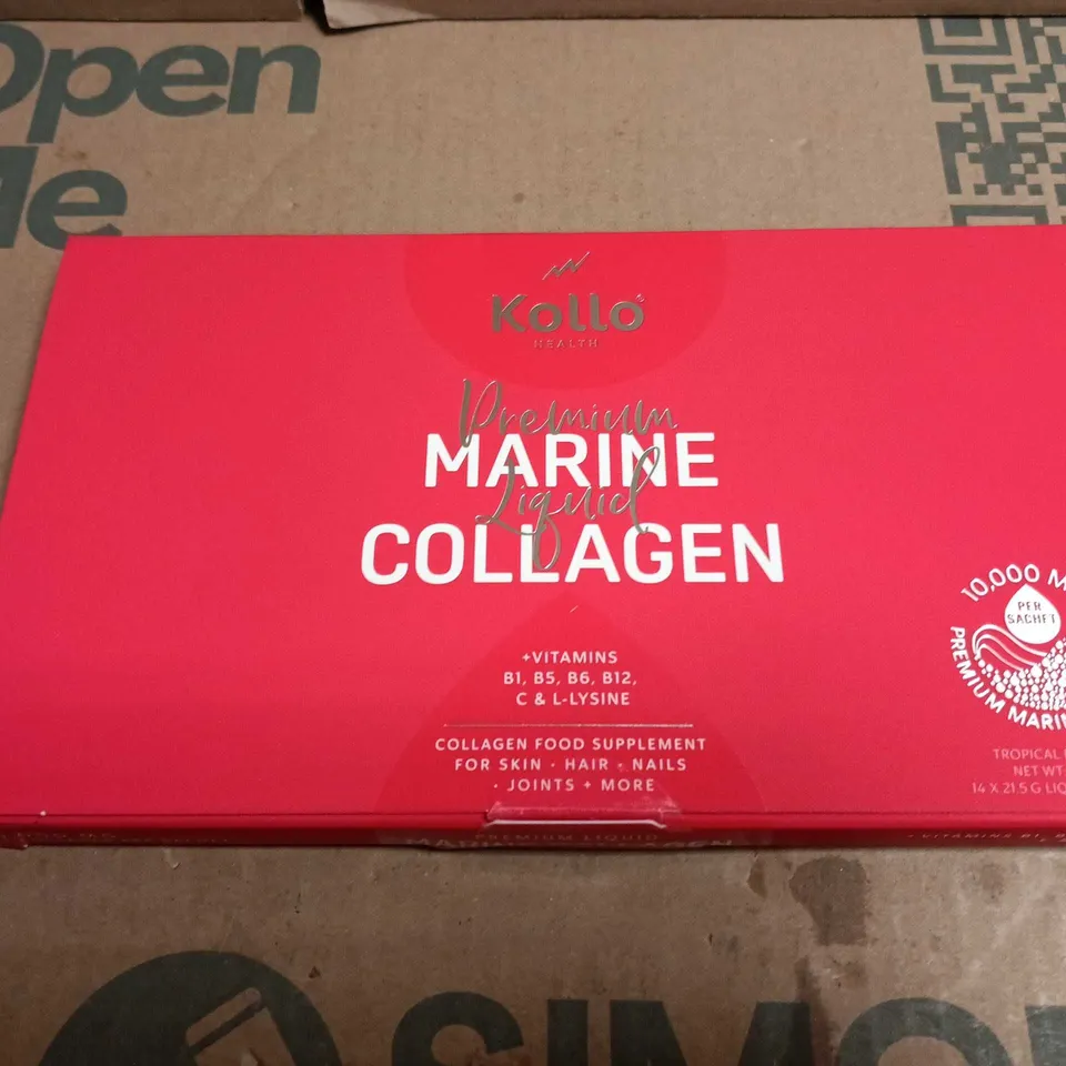 KOLLO HEALTH PREMIUM MARINE COLLAGEN – COLLAGEN SUPPLEMENT, 14 SACHETS - TROPICAL 