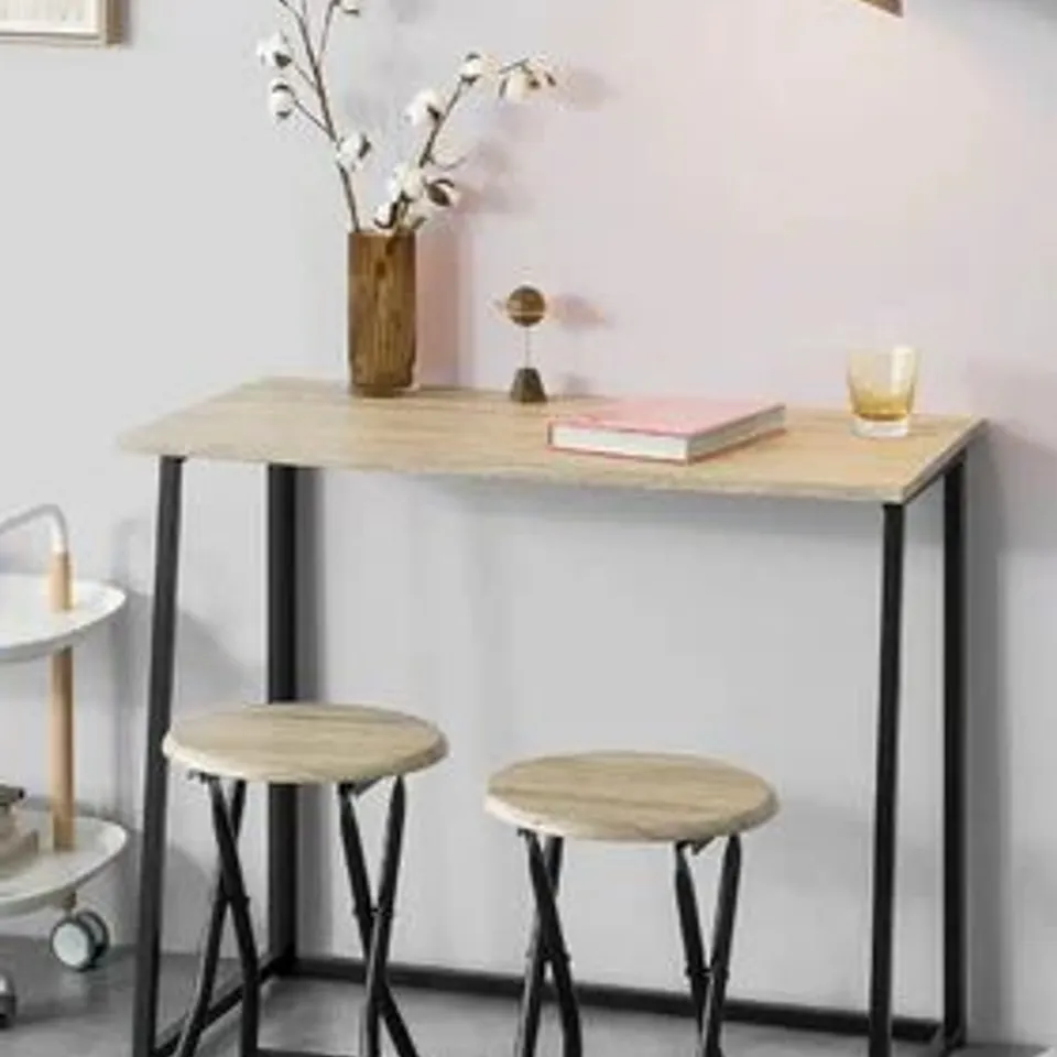 BOLOGNA FOLDING DINING SET WITH 2 CHAIRS