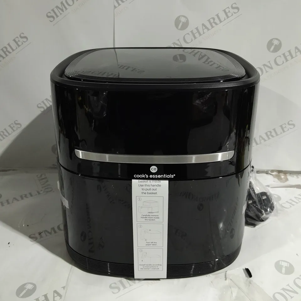 COOK'S ESSENTIALS 4L AIR FRYER BLACK