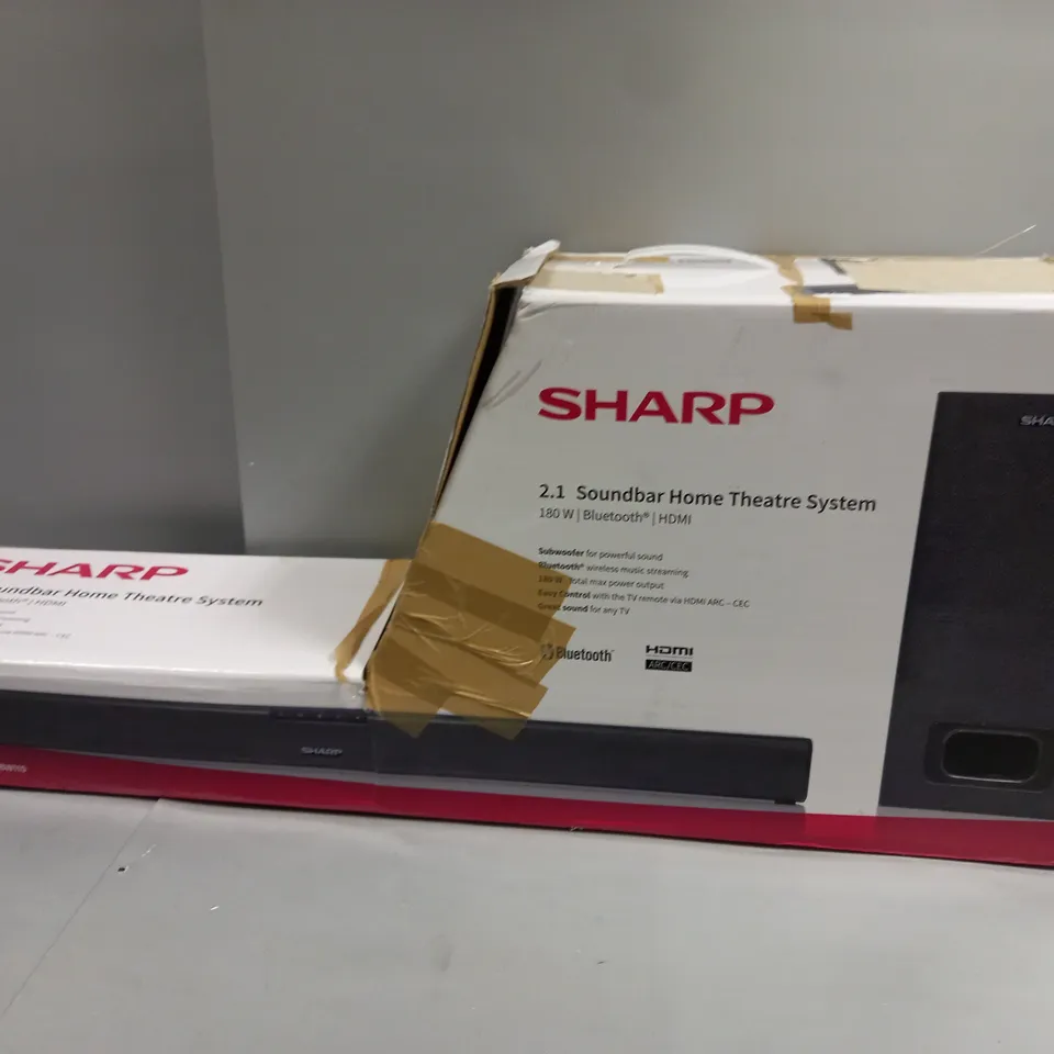 BOXED SHARP 2.1 SOUNDBAR HOME THEATRE SYSTEM
