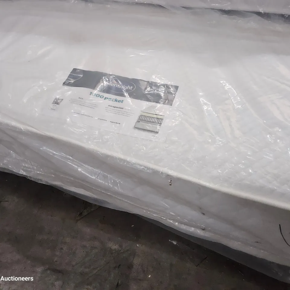 QUALITY BAGGED SILENTNIGHT 5' KINGSIZE 1000 POCKET MATTRESS 