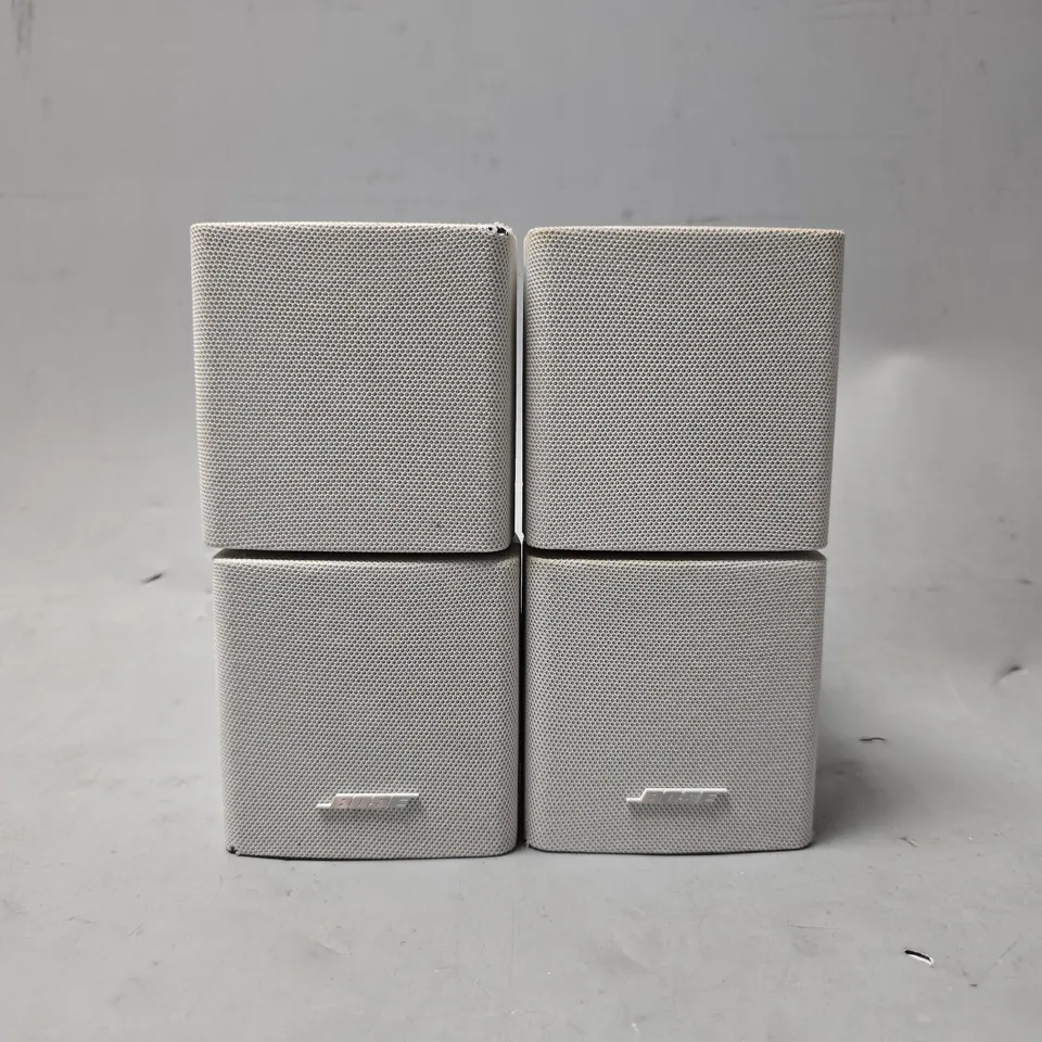 BOSE WHITE 2 LAYER SPEAKERS - MODEL UNSPECIFIED
