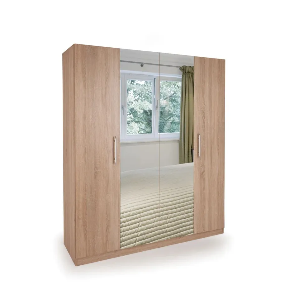 BOXED HALSTEAD 4 DOOR WARDROBE 