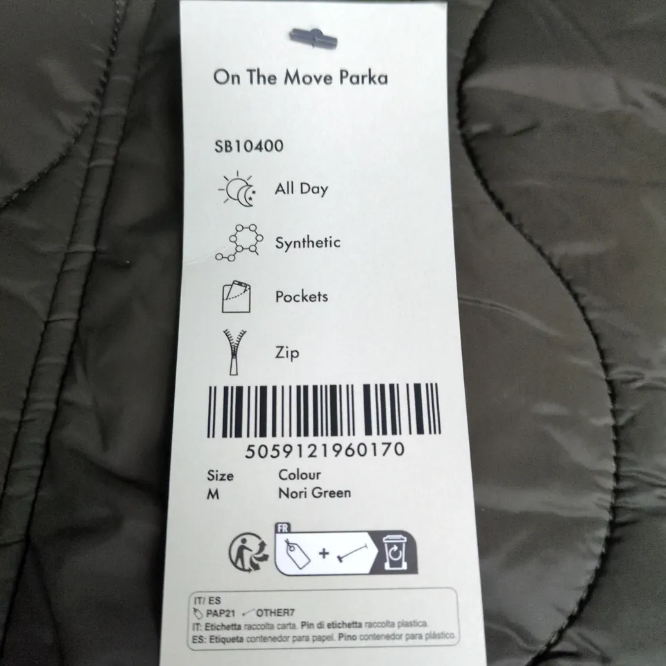 SWEET BETTY LONDON ON THE MOVE PARKA – NORI GREEN – SIZE M