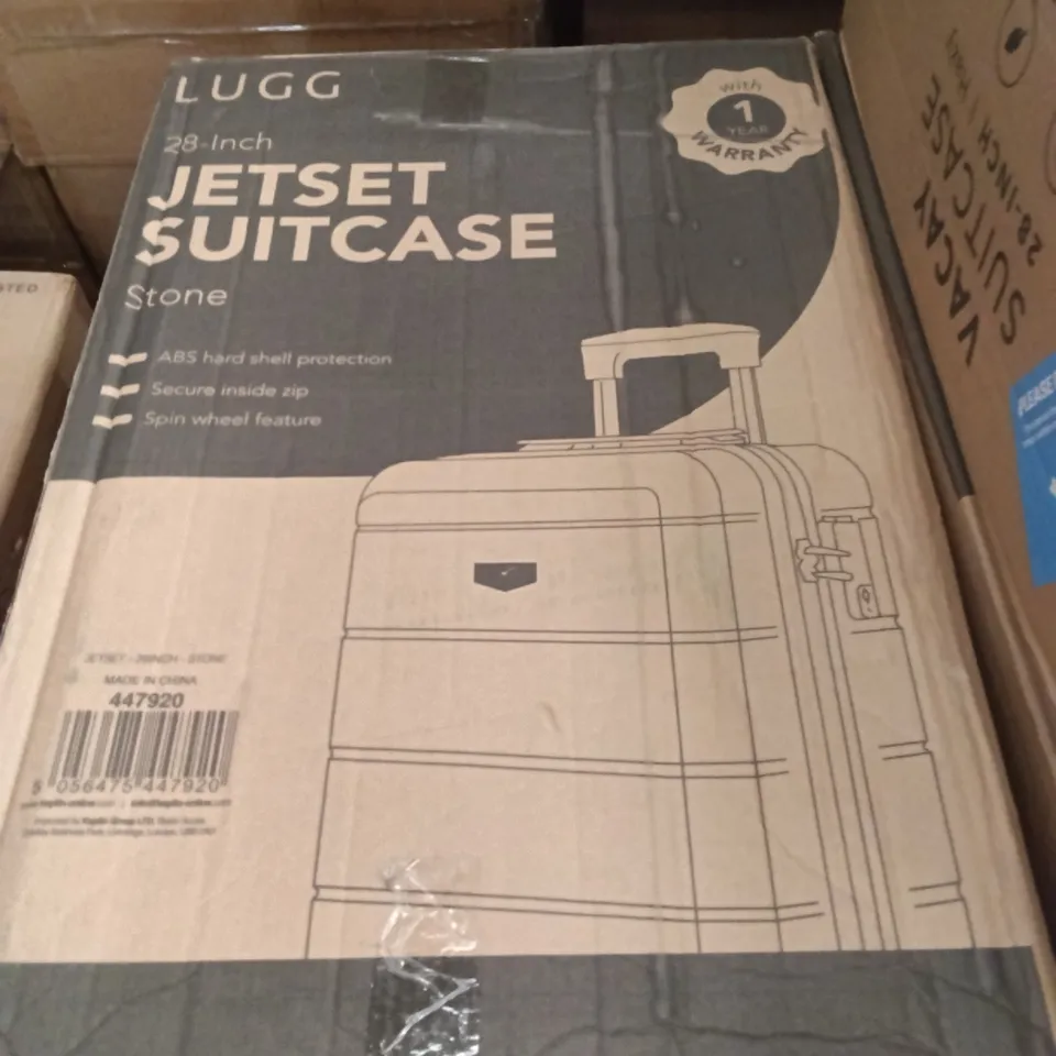 BOXED LUGG TRAVEL SUITCASE