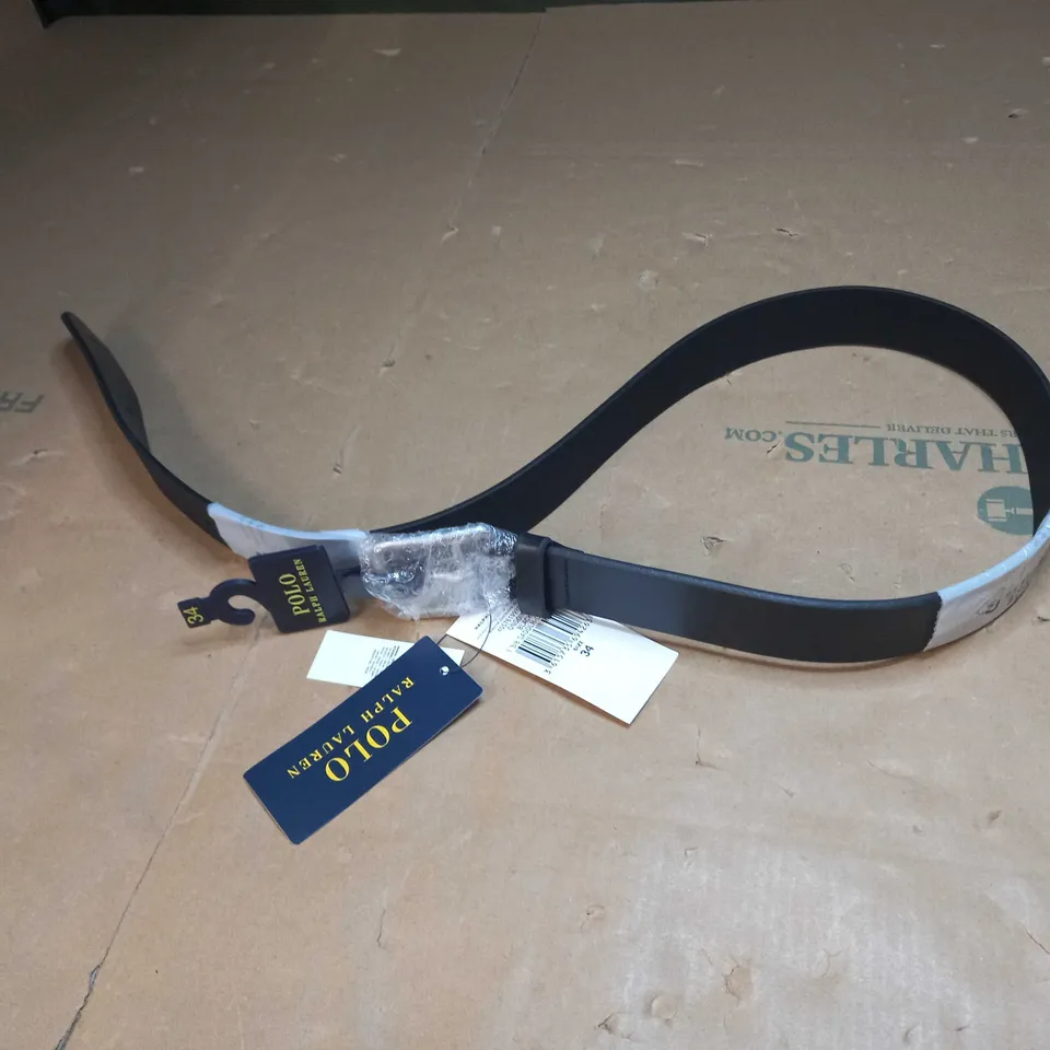 POLO RALPH LAUREN LEATHER BELT SIZE 34"