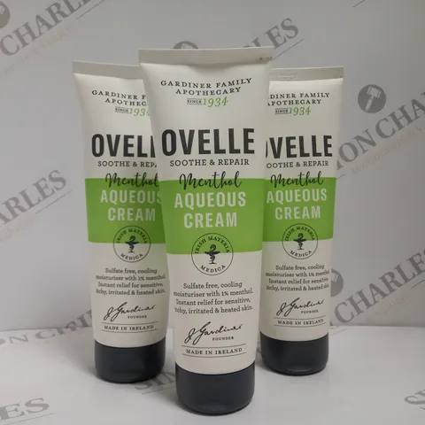 BOX OF APPROX 6 X 250ML OVELLE AQUEOUS MENTHOL CREAM
