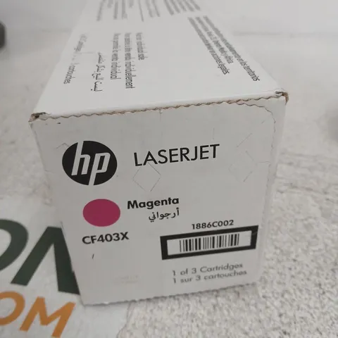 HP LASERJET MAGENTA HIGH YIELD TONER CARTRIDGE CF403X (1 OF 3 CARTRIDGES)