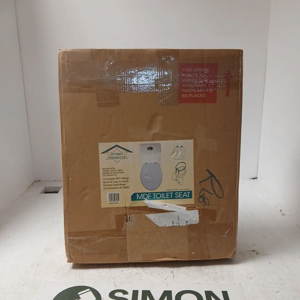 OPTIMAL PRODUCTS MDF TOILET SEAT 