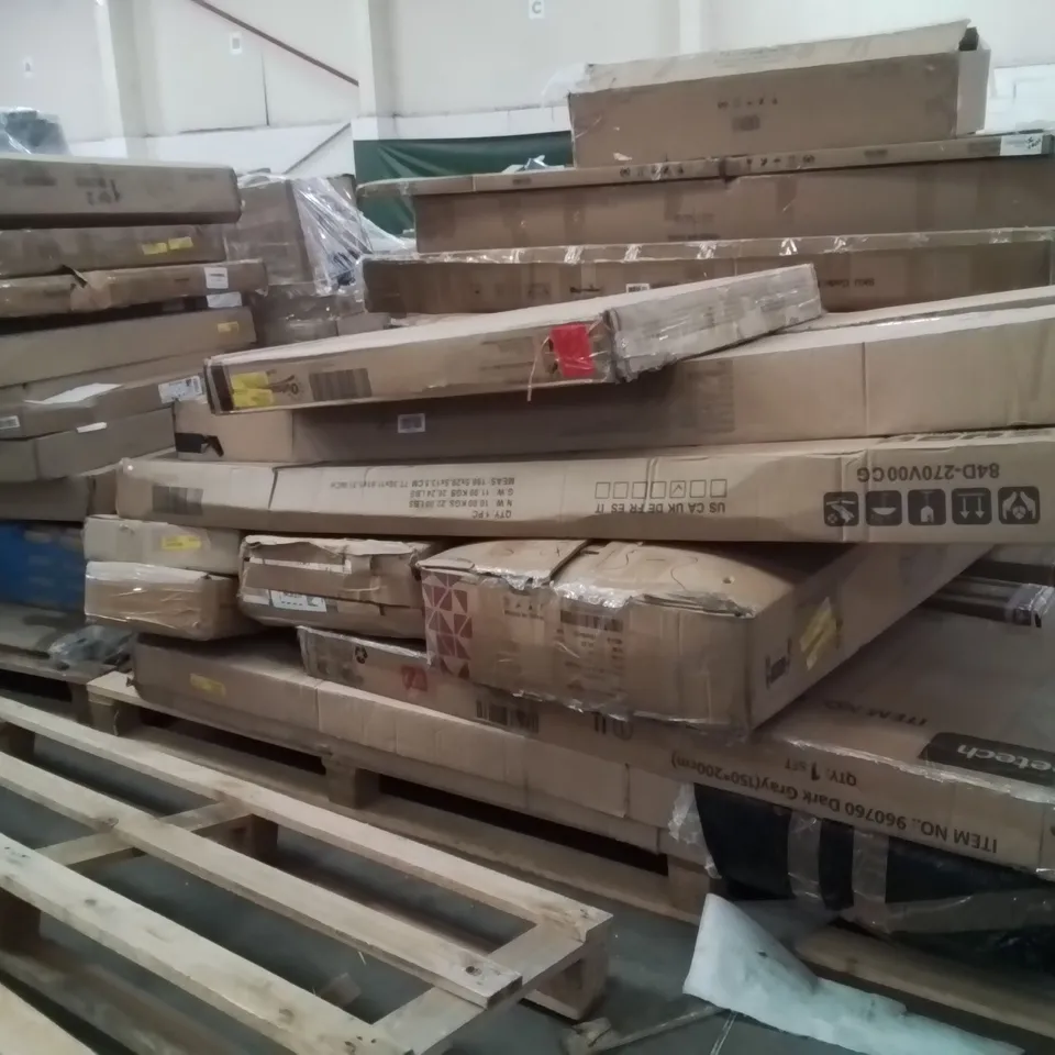 PALLET OF INCOMPLETE FURNITURE SETS