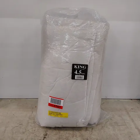 BAGGED HOLLOWFIBRE 4.5 TOG ALL SEASON DUVET // KINGSIZE (1 ITEM)
