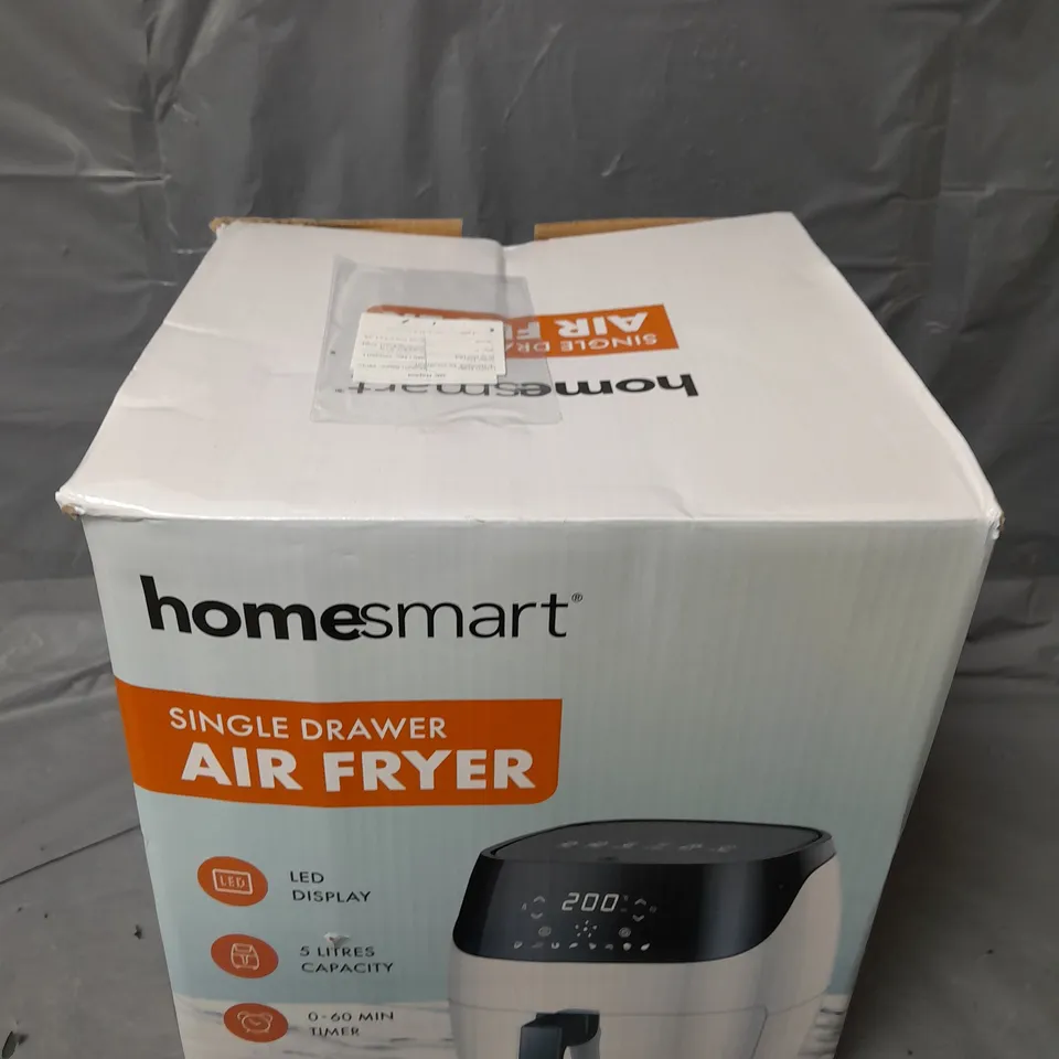 BOXED HOMESMART SINGLE DRAWER AIR FRYER