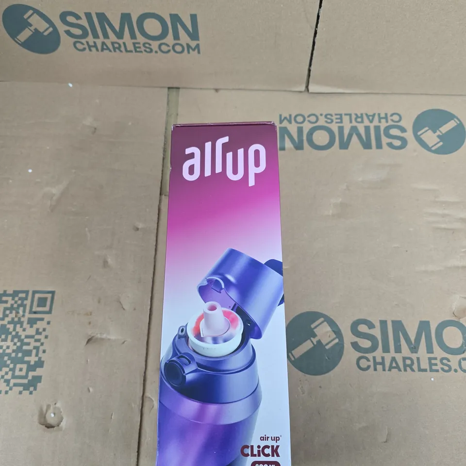 AIR UP 800ML WATER BOTTLE – PURPLE GRADIENT LID (BOXED)