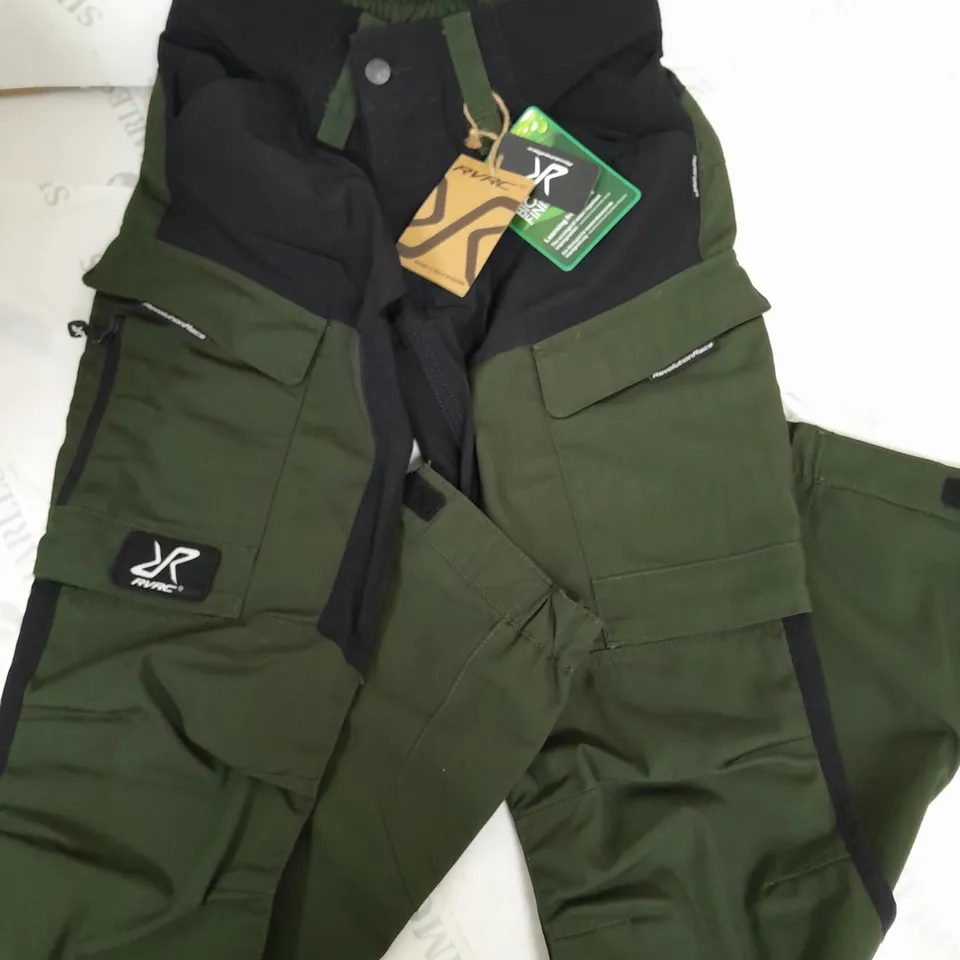 RVRC REVOLUTION RACE GREEN TROUSERS - S 27"/28"