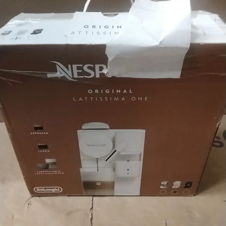 NESPRESSO LATTISSIMA ONE EN510W COFFEE POD MACHINE (DELONGHI) – WHITE