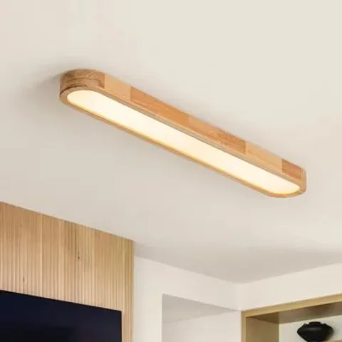 BOXED FARMHOUSE ROUND-CORNER LED FLUSH MOUNT CEILING LIGHT 