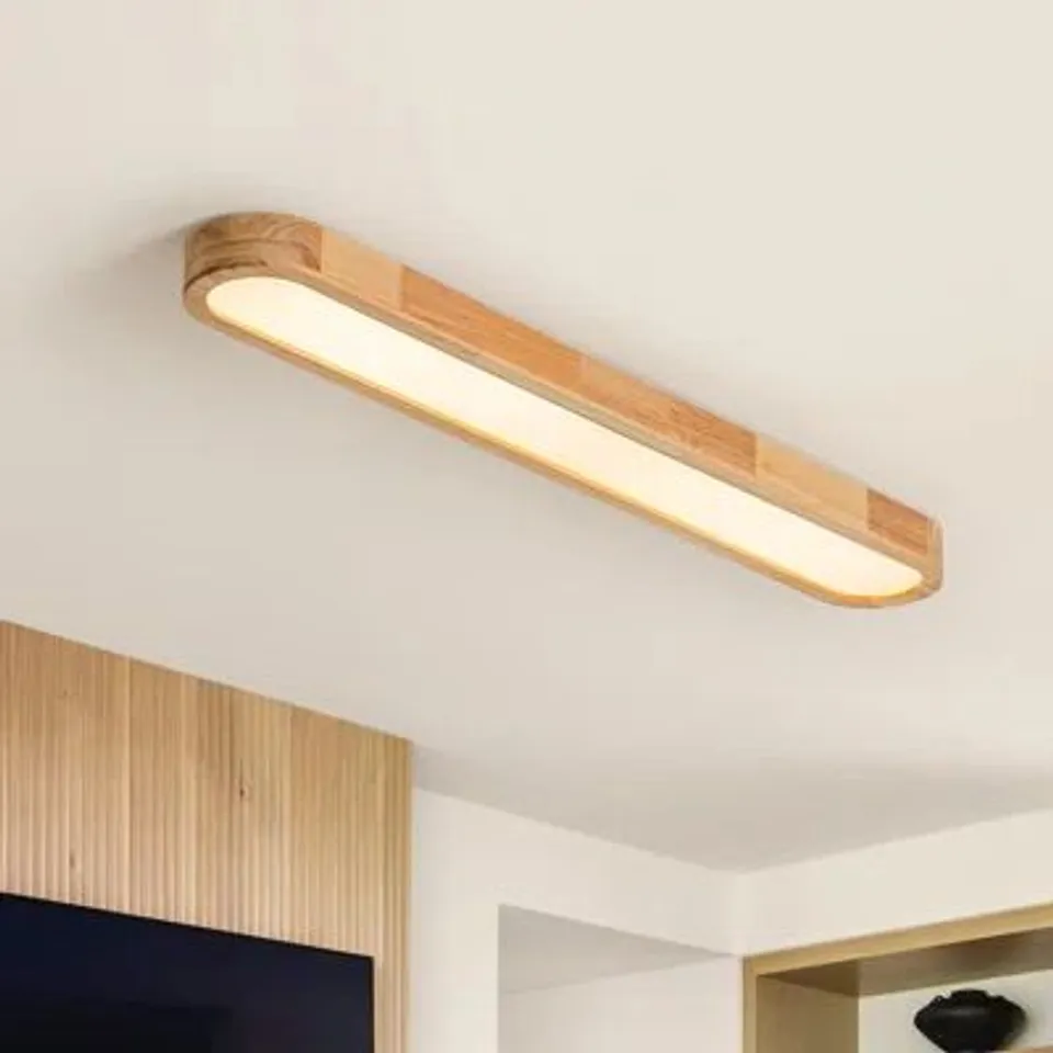 BOXED FARMHOUSE ROUND-CORNER LED FLUSH MOUNT CEILING LIGHT