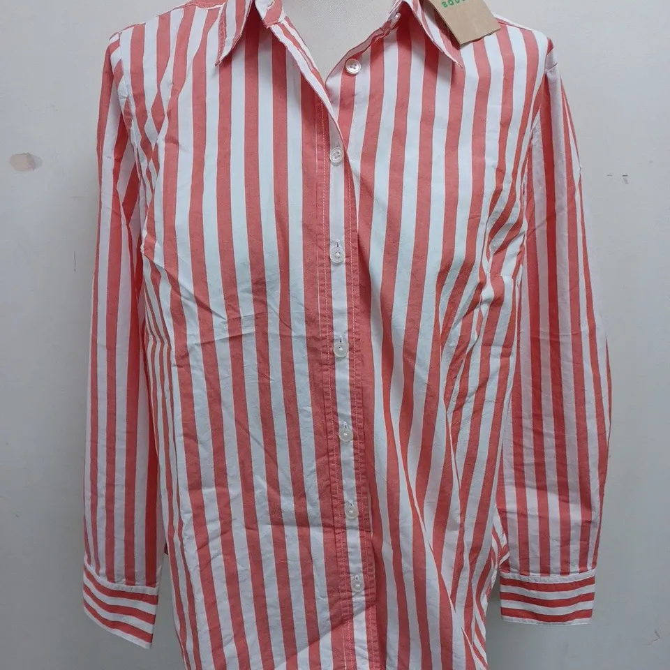 BODEN STRIPE L/S SHIRT - UK 14P