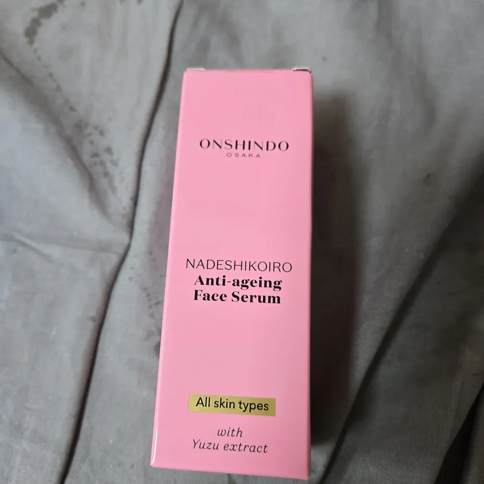 ONSHINDO OSAKA NADESHIKOIRO ANTI-AGEING FACE SERUM – ALL SKIN TYPES (WITH YUZU EXTRACT)