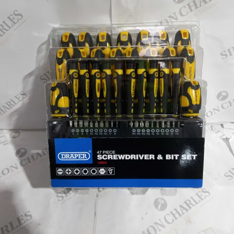 DRAPER SCREWDRIVER & BIT SET 