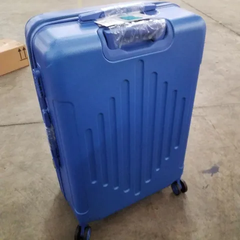 BOXED FCH HARD SHELL TRAVEL SUITCASES - BLUE