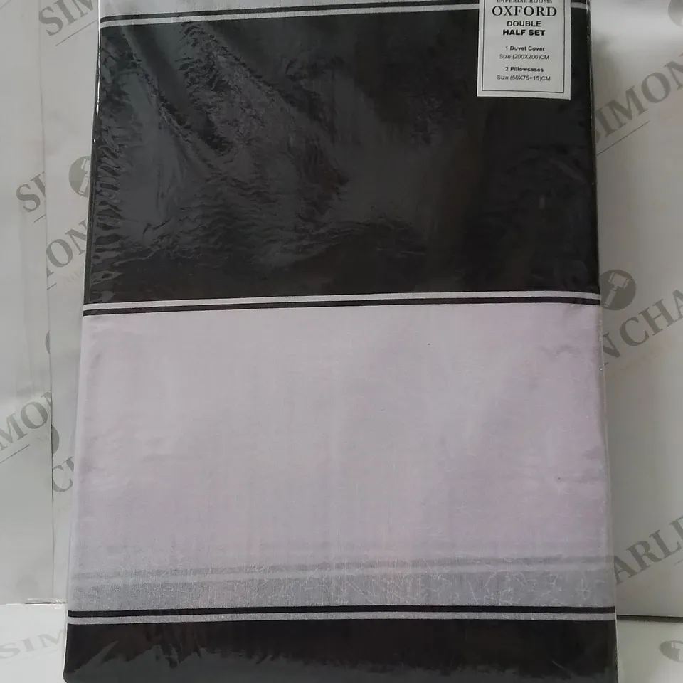 BRAND NEW IMPERIAL ROOMS DOUBLE DUVET HALF SET